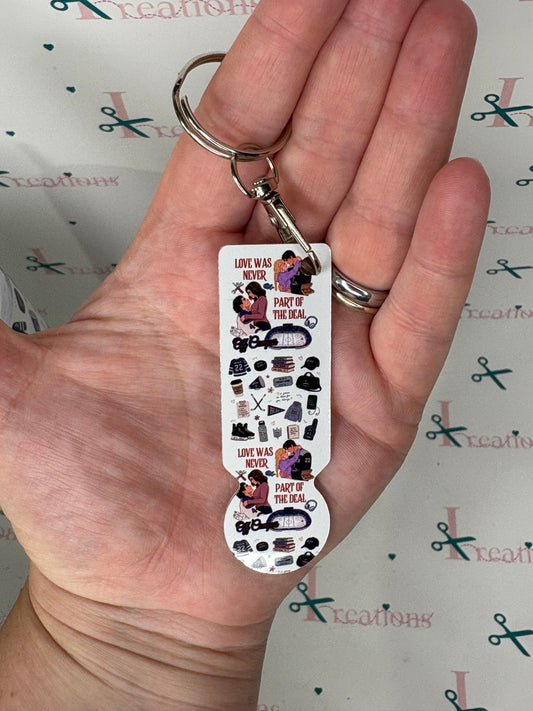 Off Campus Trolley Token Keychain
