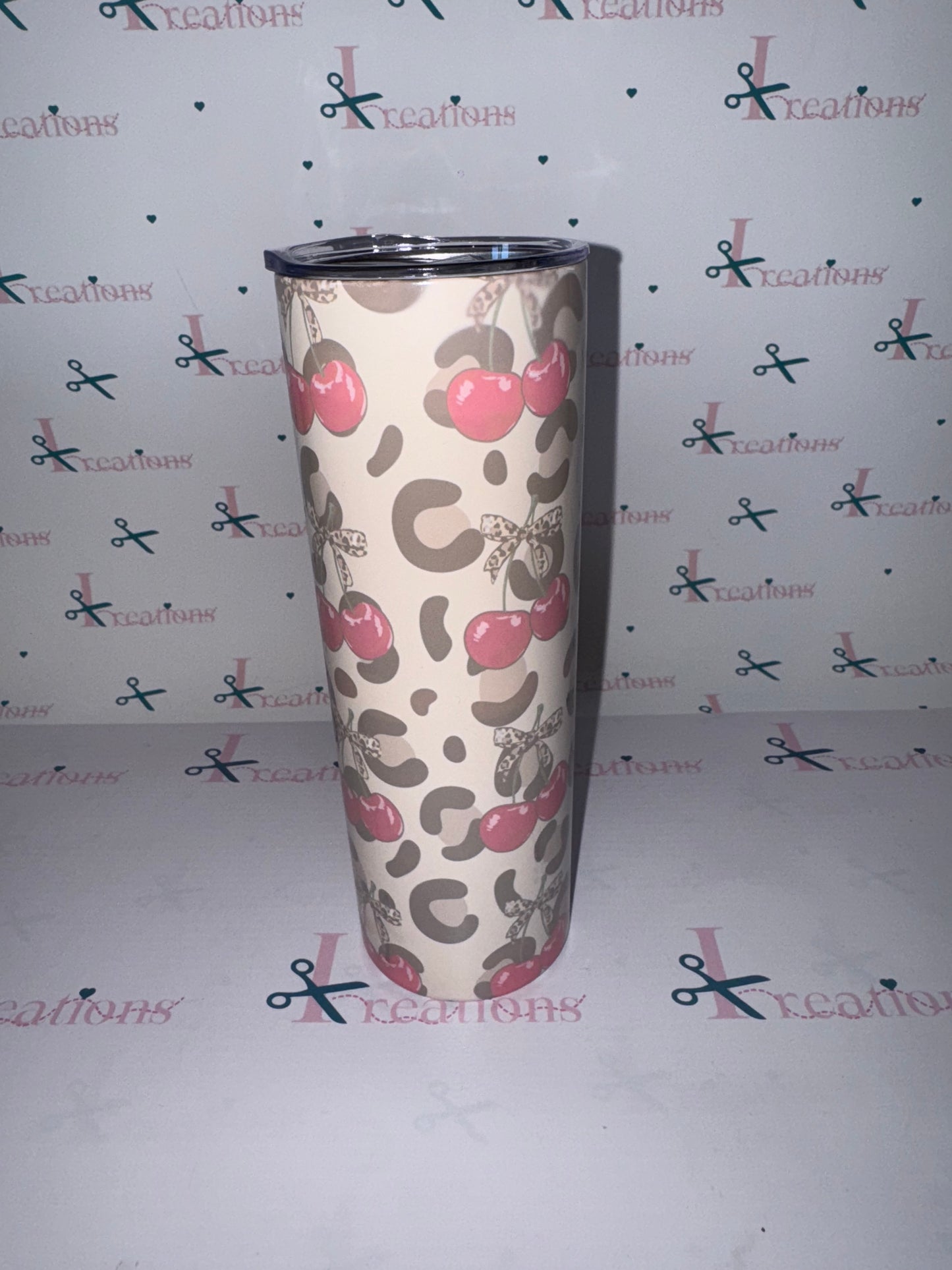 Free leopard cherry 20oz tumbler whoopsie