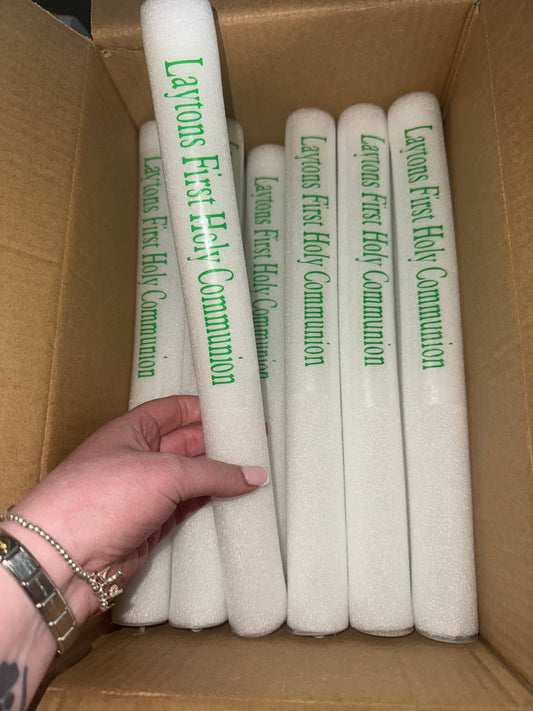 Foam Glow-stick personalised for any occasion