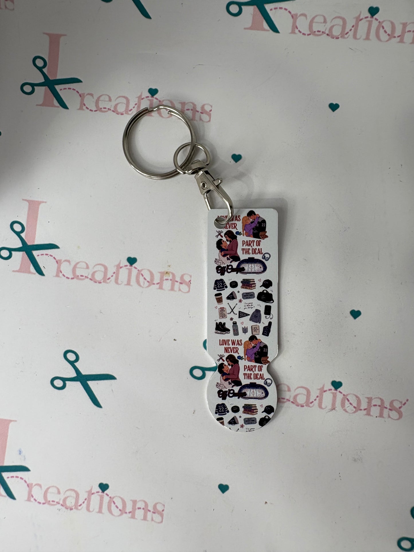 Off Campus Trolley Token Keychain