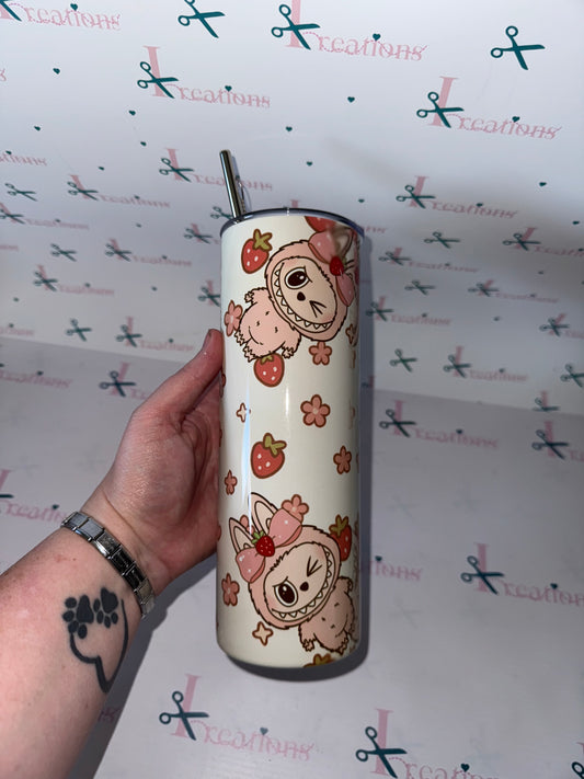 20oz Cute Monster Inspired Design Whoopsie Tumbler