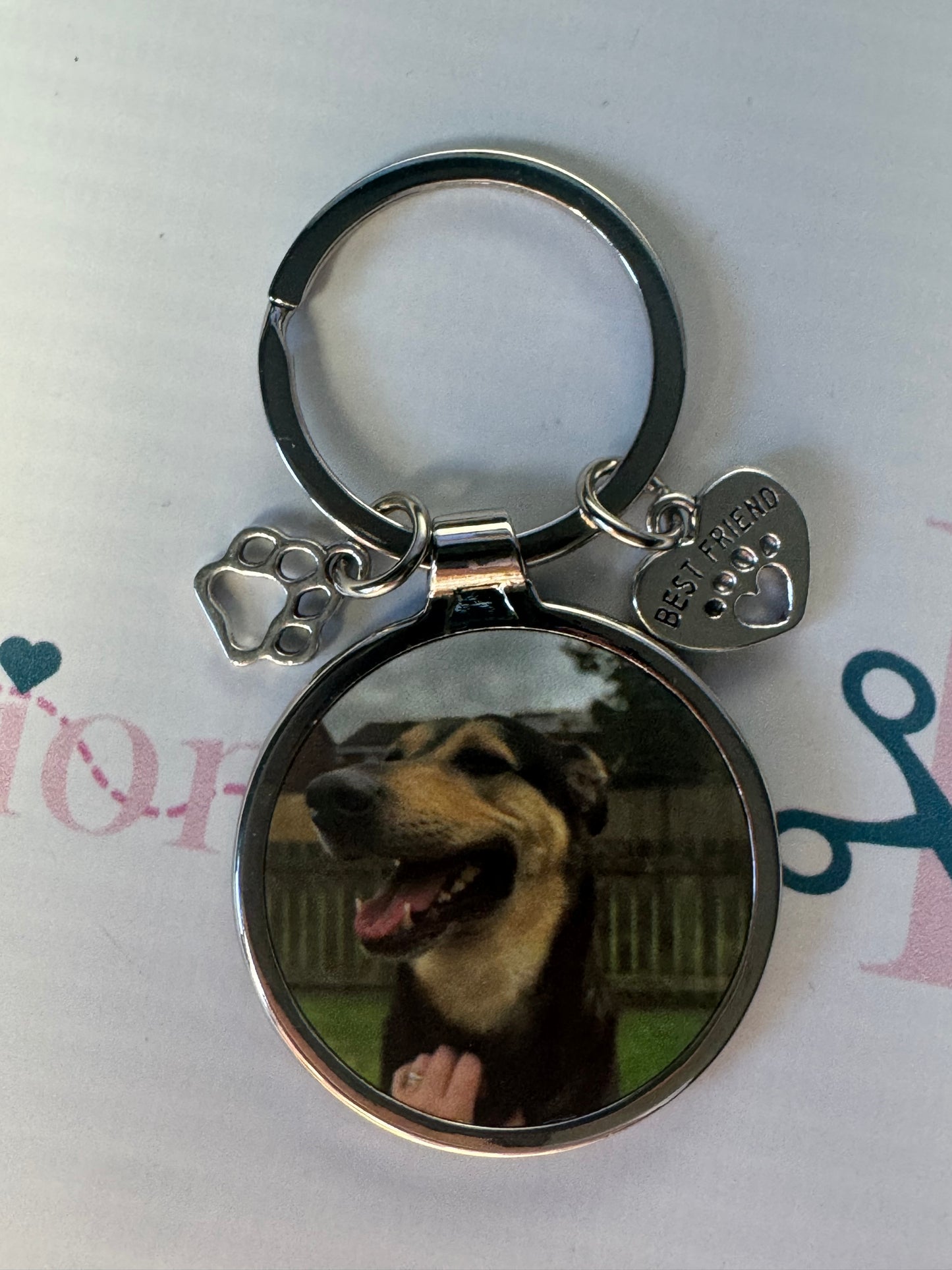 Pet Photo Keyring