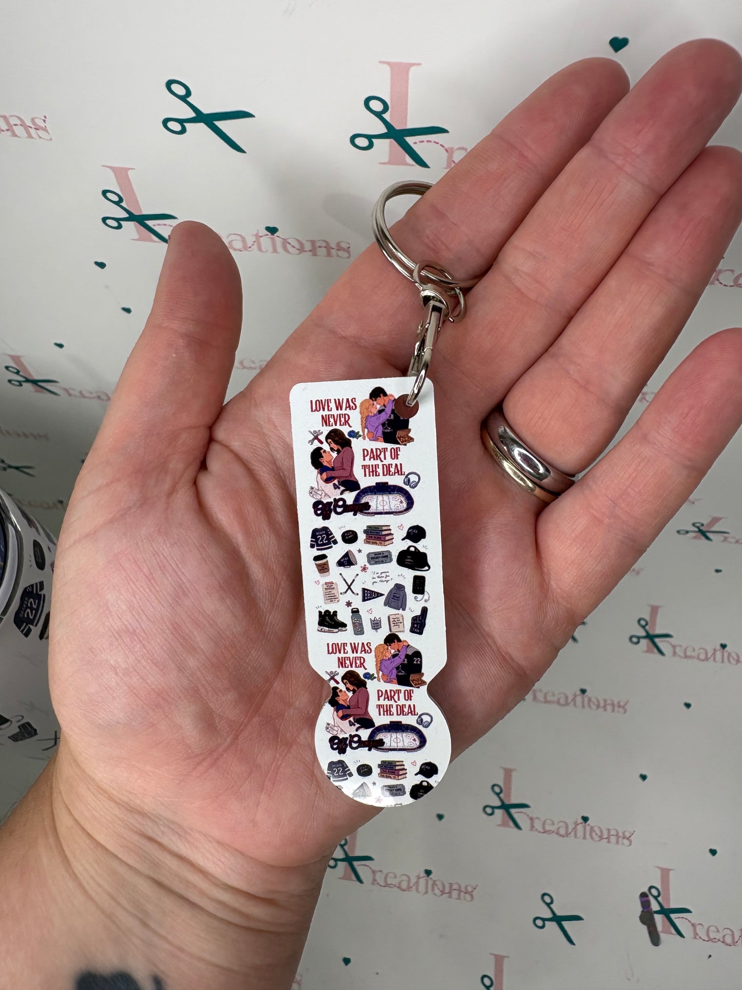 Off Campus Trolley Token Keychain