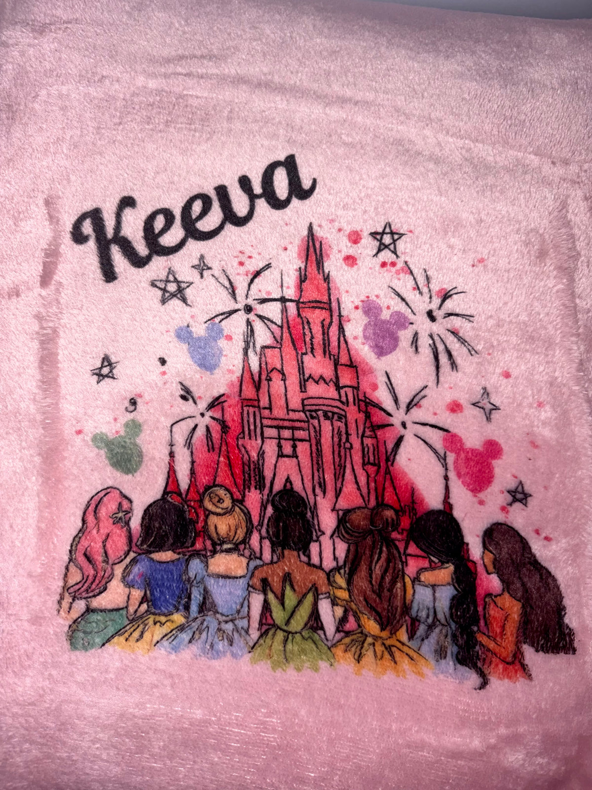 Personalised Super Soft Fleece Blanket Throw – 150 x 120cm | Custom Name & Design
