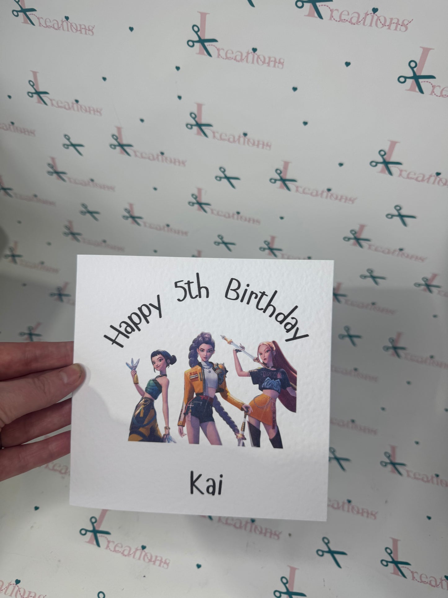 K Pop Demom Hunters Birthday Card