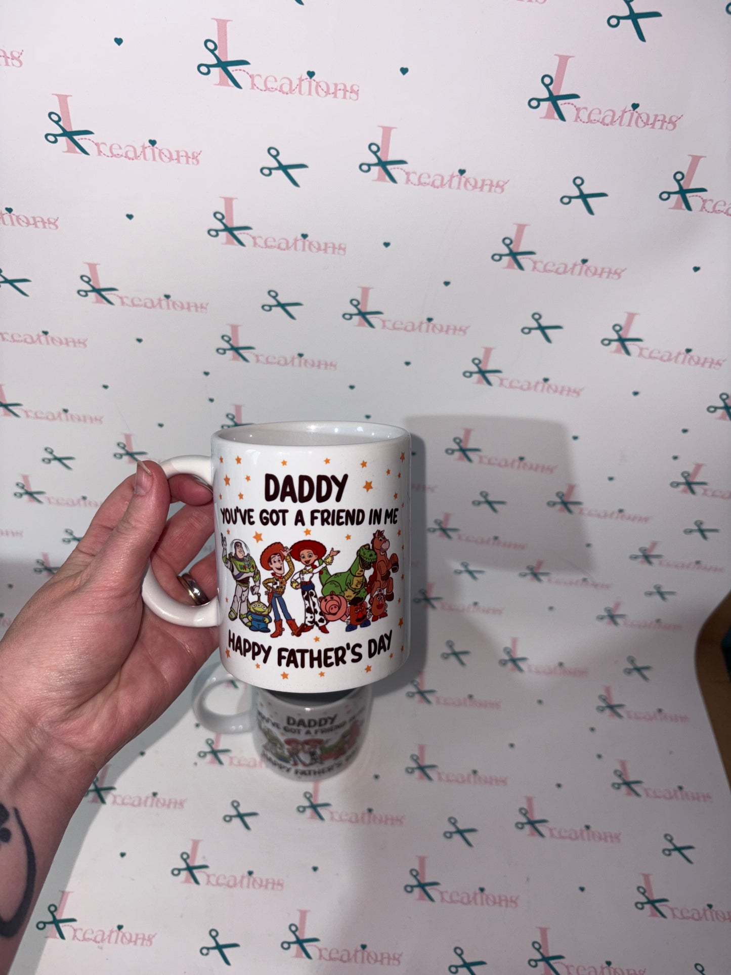 Daddy You’ve Got a Friend in Me Father’s Day Mug – 11oz Ceramic Coffee Cup Gift for Dad