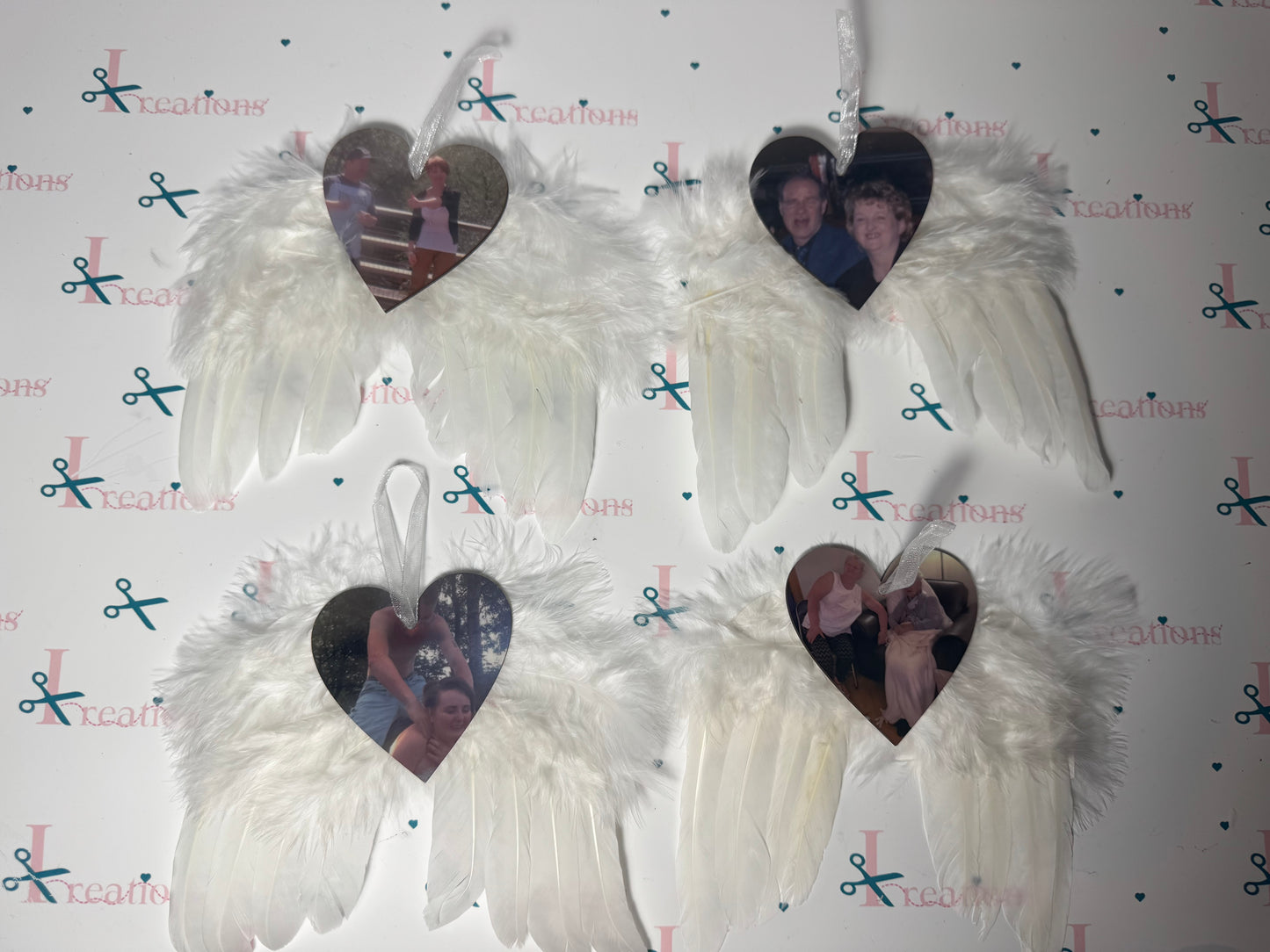 Angel wing baubles