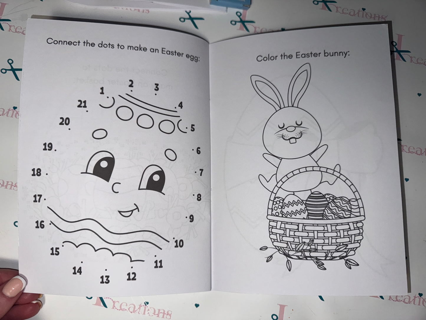 Personalised A5 Easter Colouring Book - Perfect for Kids