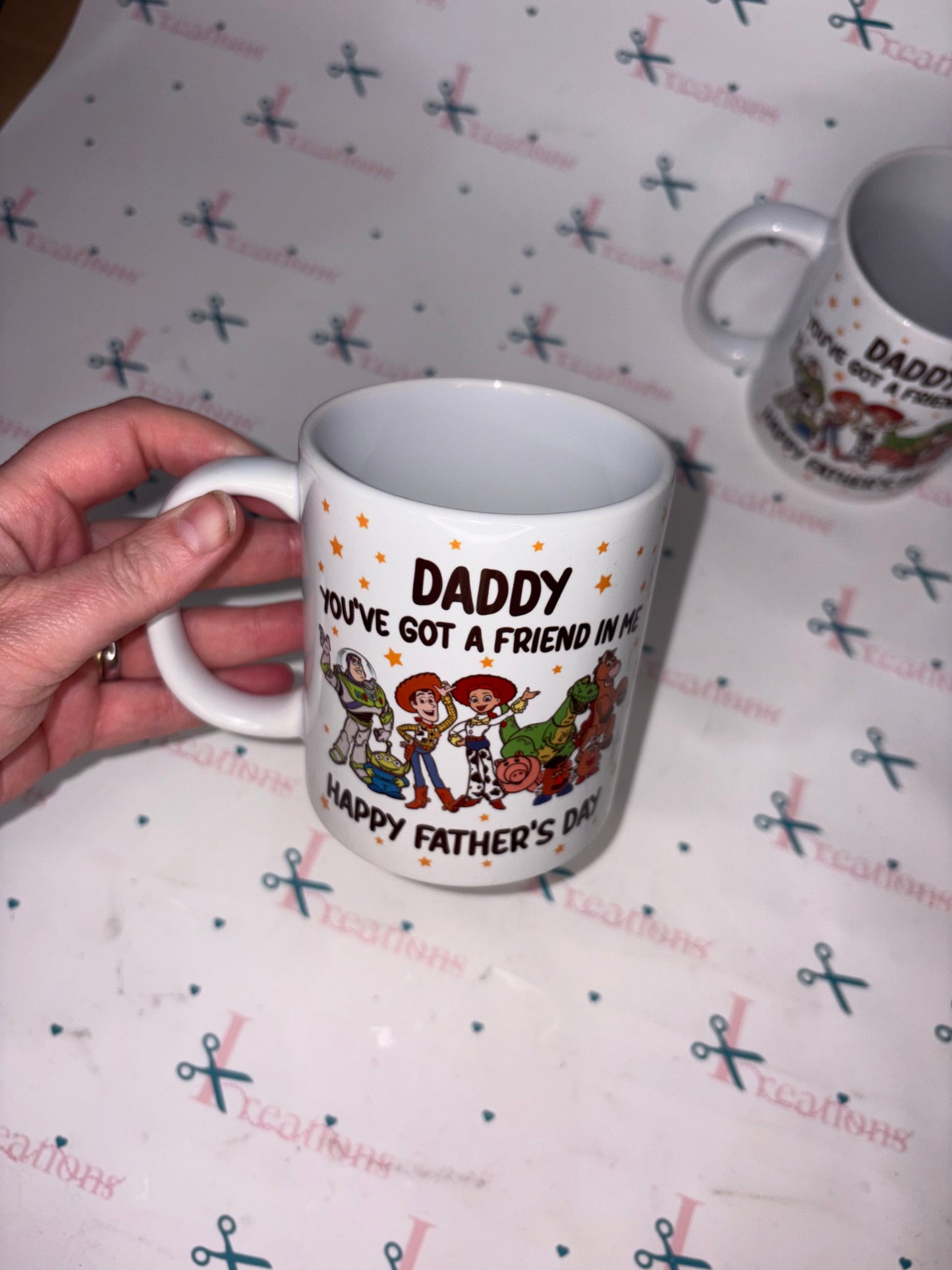 Daddy You’ve Got a Friend in Me Father’s Day Mug – 11oz Ceramic Coffee Cup Gift for Dad
