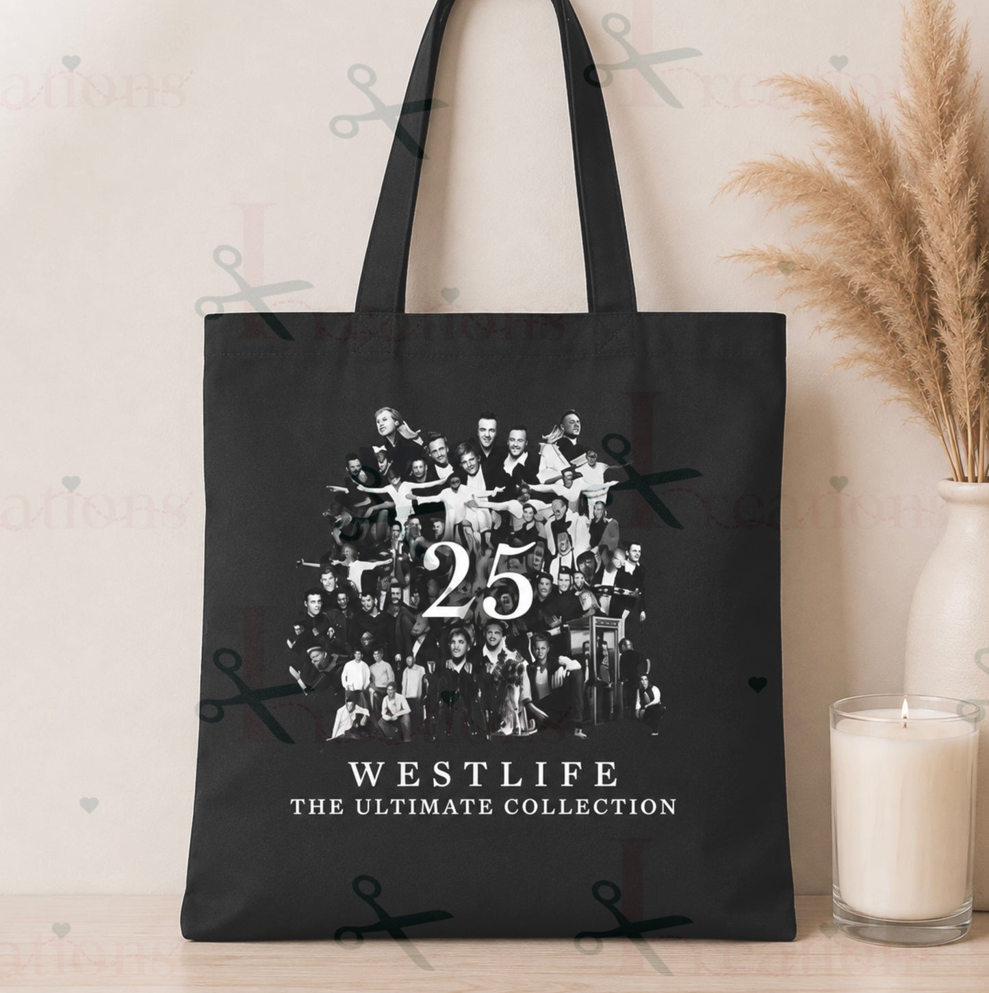 Westlife 25th Anniversary Tote Bag – The Ultimate Collection Fan Bag