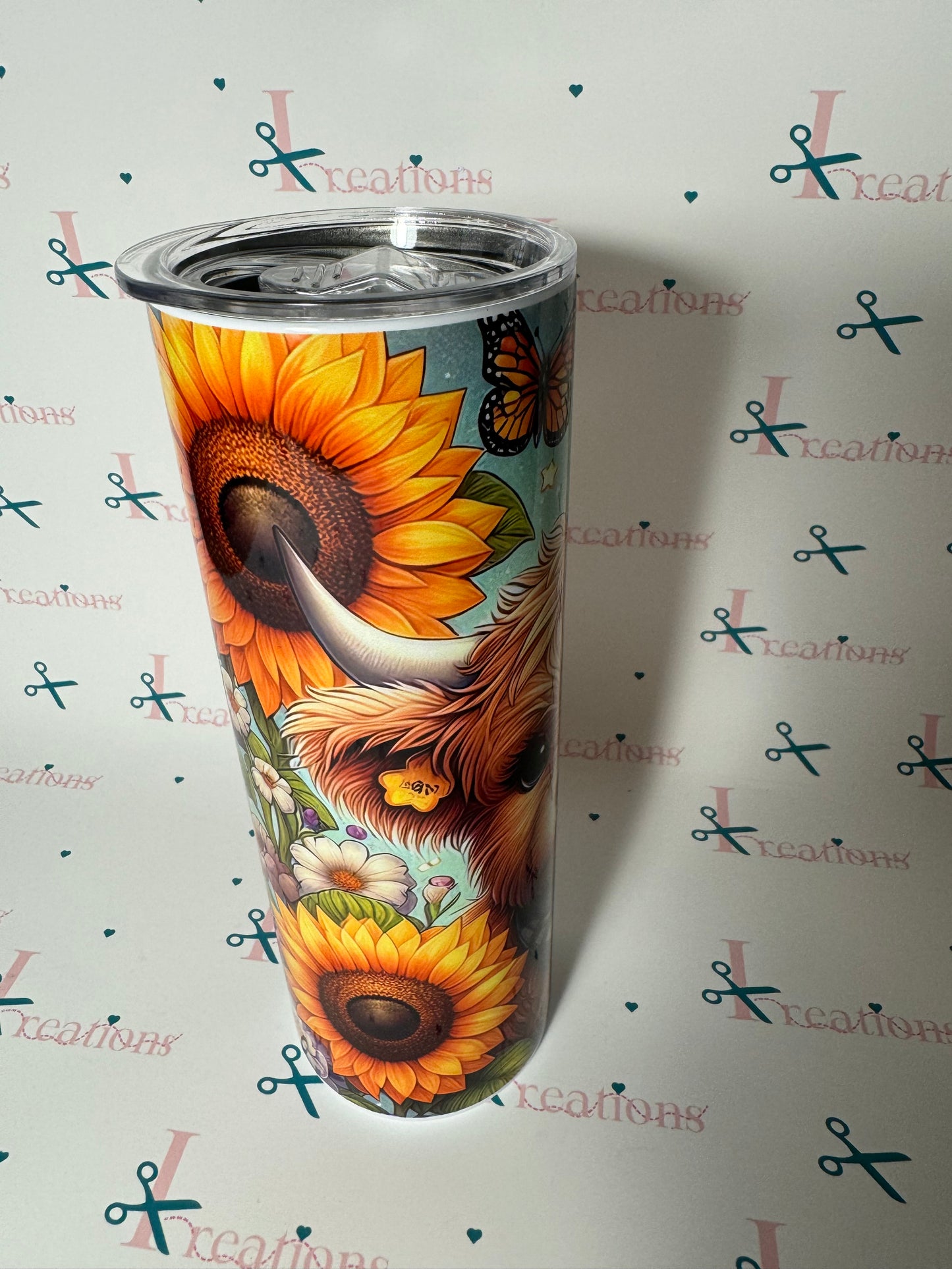 20oz Highland Cow Whoopsie Tumbler