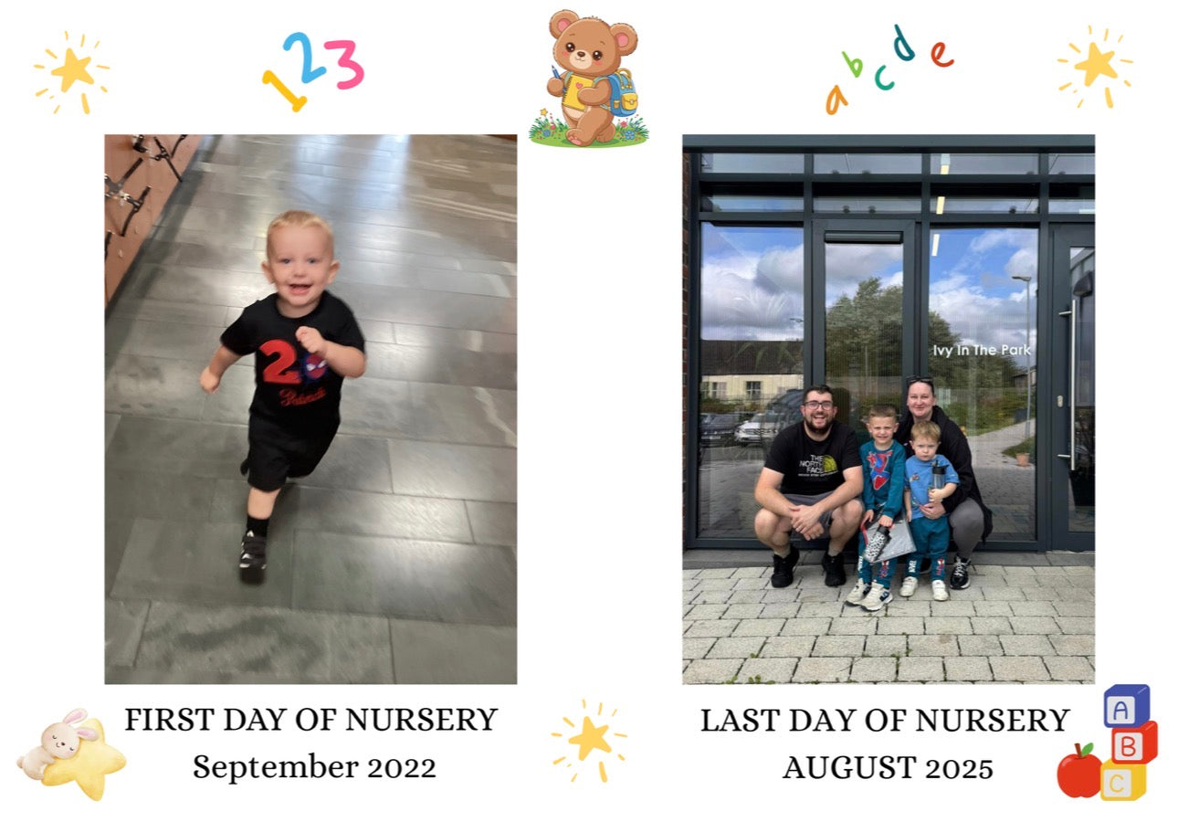 Personalised First & Last Day School Photo Print | Nursery, Primary School & Leavers Memory Keepsake | A4 Custom Print Gift