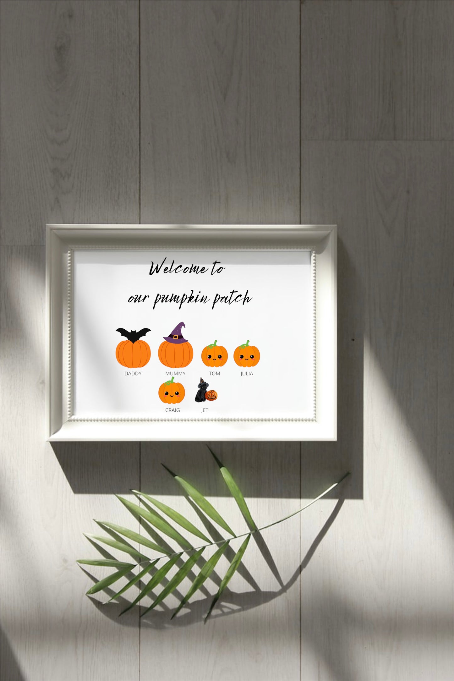 Pumpkin Patch Family Print