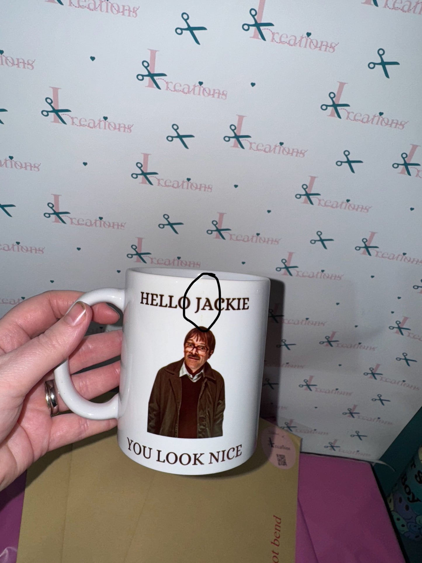 Friday night dinner whoopsie mugs