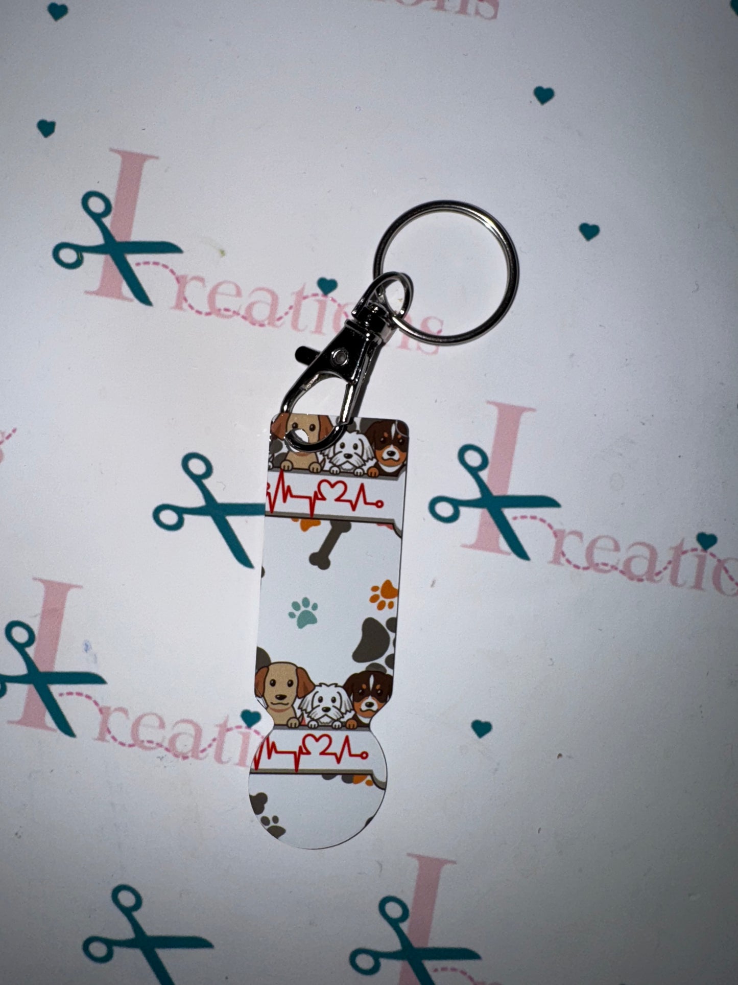 Dog design Trolley Keychain 🐶