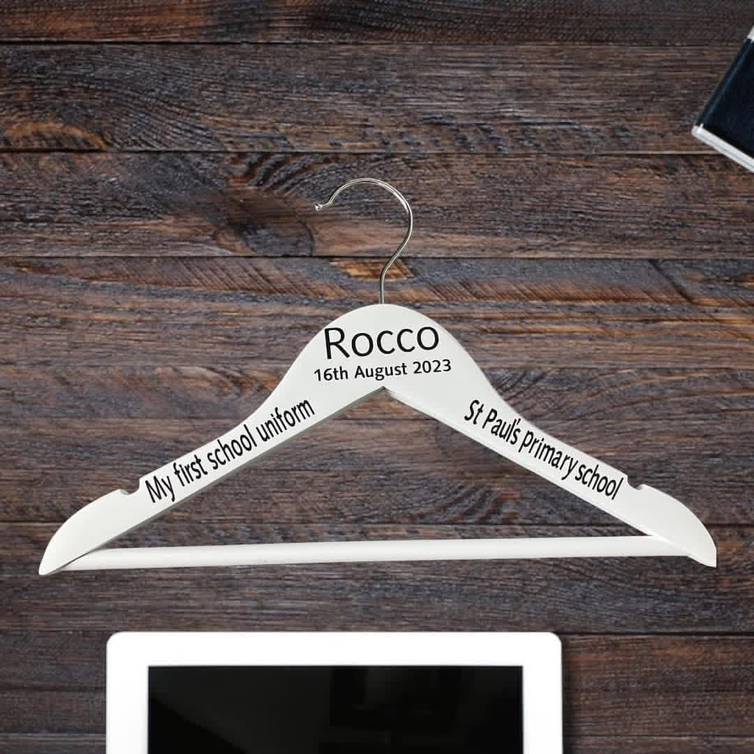 Personalised School Uniform Hanger & Weekly Hangers - Be Organised