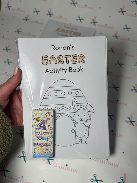 Personalised A5 Easter Colouring Book - Perfect for Kids