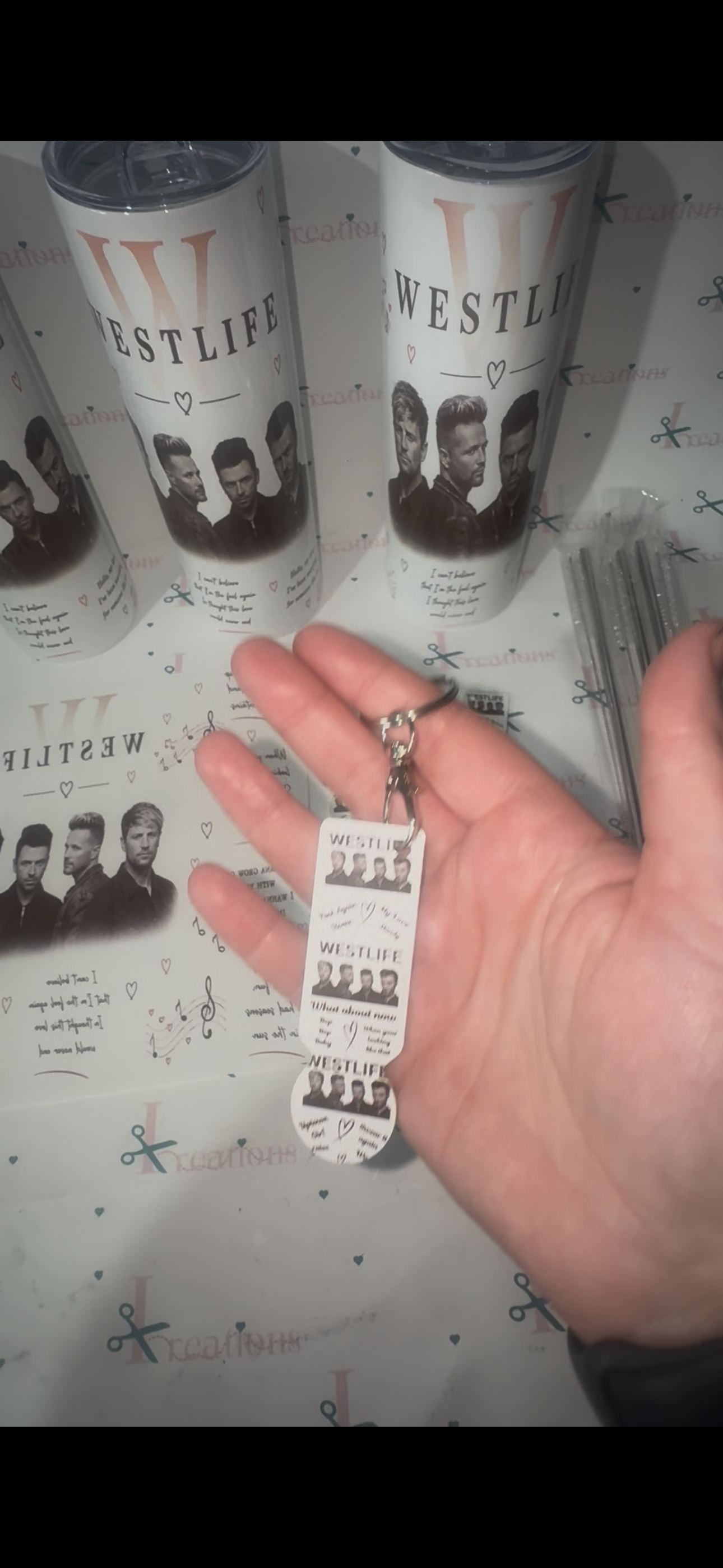 WESTLIFE Trolley Keychain 🎶🤍