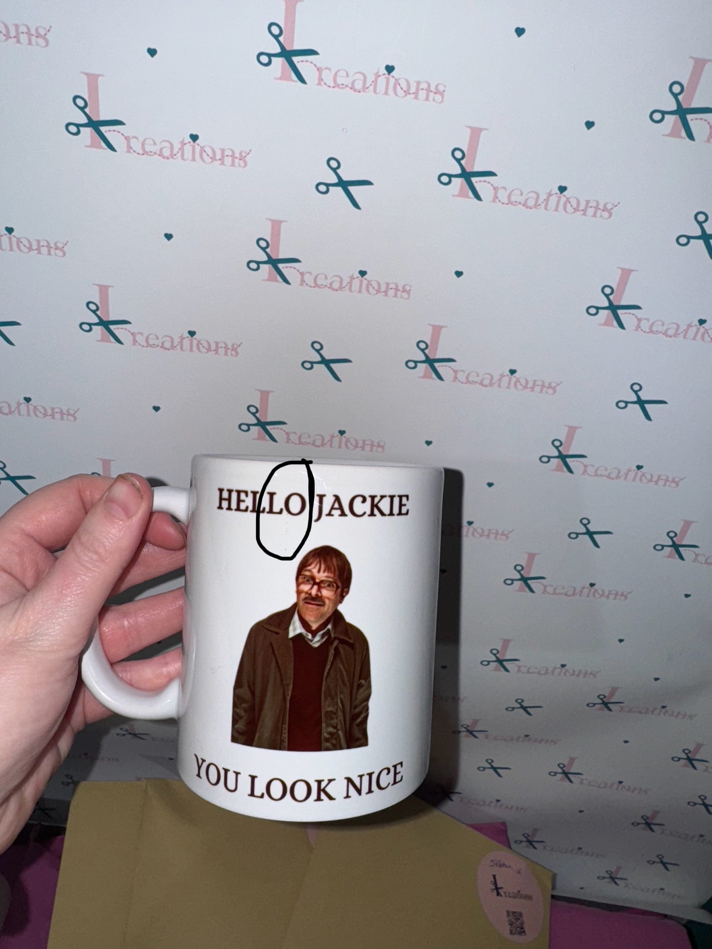 Friday night dinner whoopsie mugs