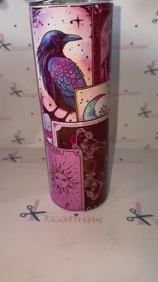 20oz Tarot Card Design Whoopsie Tumbler